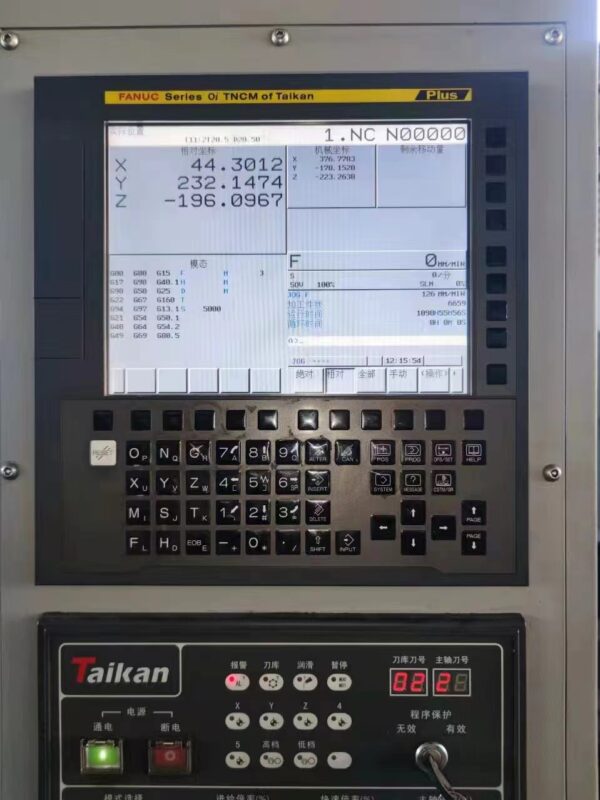 Taikan 850L Vertical Machine Center 2021year - Image 3